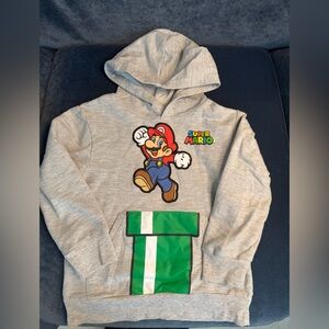 Nintendo Super Mario Gray Hoodie
